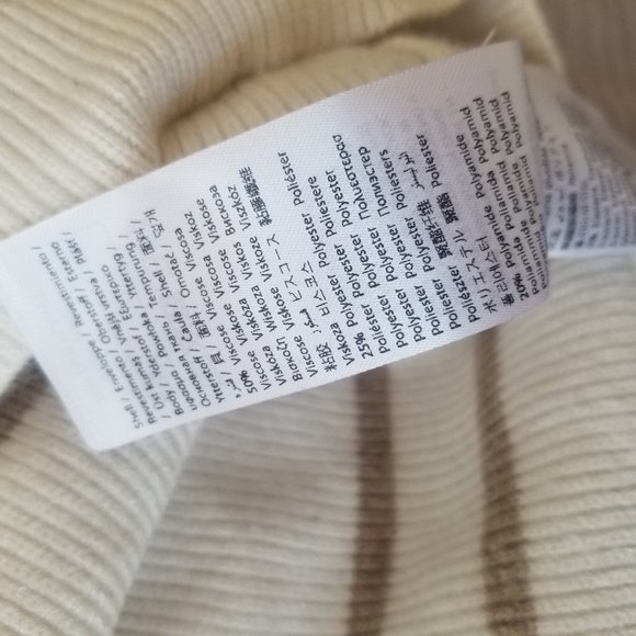 Striped cream and tan sweater - Picture 5 of 7